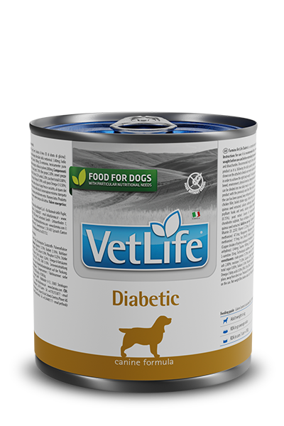 Alimento Úmido Lata Vet Life Canine Diabetic 300g