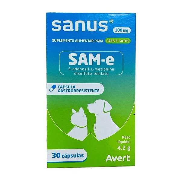 Avert Sanus 100 mg – 30 Cápsulas