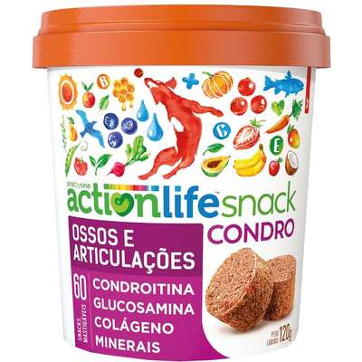 Suplemento Spin Pet Actionlife Condro para Cães 60 Snackes