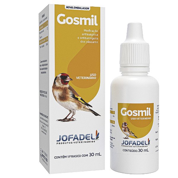 Gosmil® Jofadel 30ml para Pássaros
