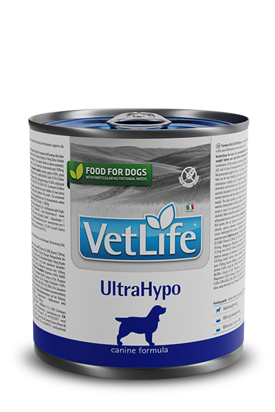 Ração Úmida Farmina Vet Life UltraHypo Lata 300g para Cães