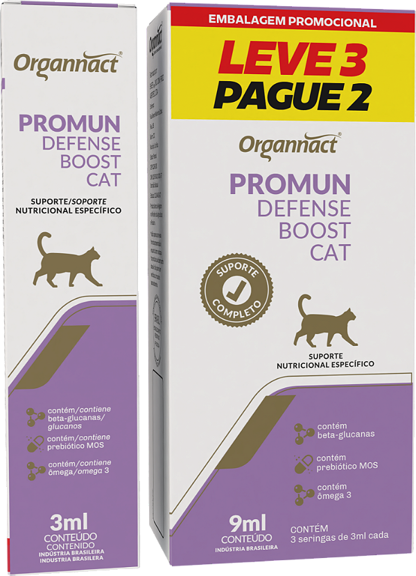 Organnact Promun Defense Boost Cat 9mL Leve 3 Pague 2