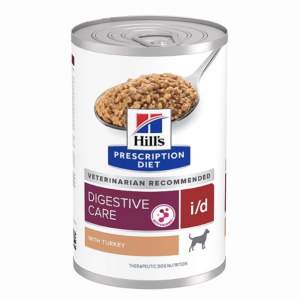 Ração Hill's Prescription Diet Lata i/d para Cães Cuidado Digestivo 370g