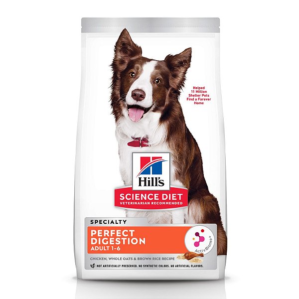 Ração Hill's Science Diet Digestão Perfeita para Cães Adultos Sabor Frango 1.5kg