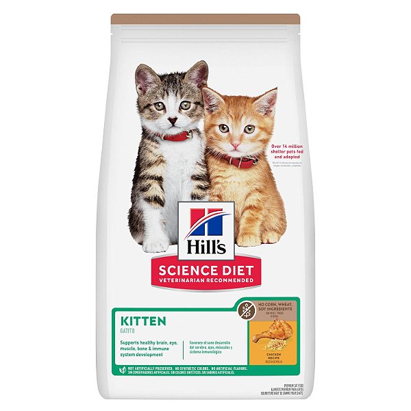 Ração Hill's Science Diet Sem milho, trigo ou soja para Gatos Filhotes Sabor Frango 1.59kg