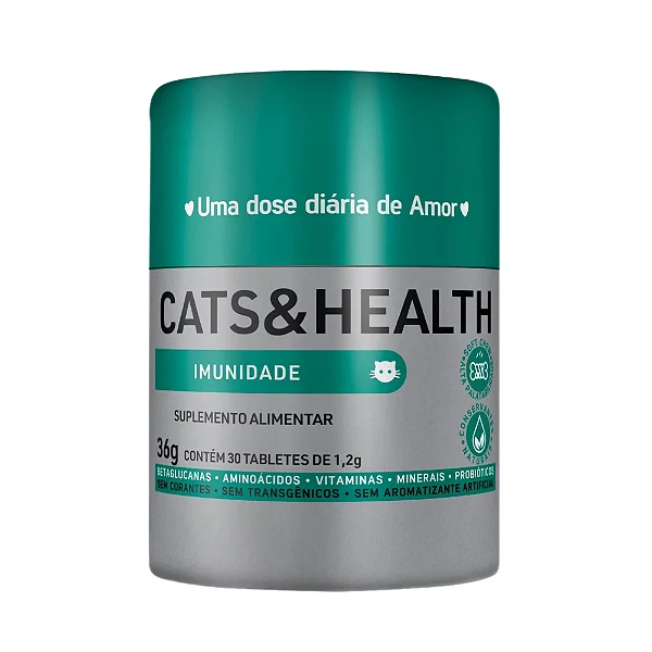 Suplemento CATS&HEALTH Imunidade 36g para Gatos