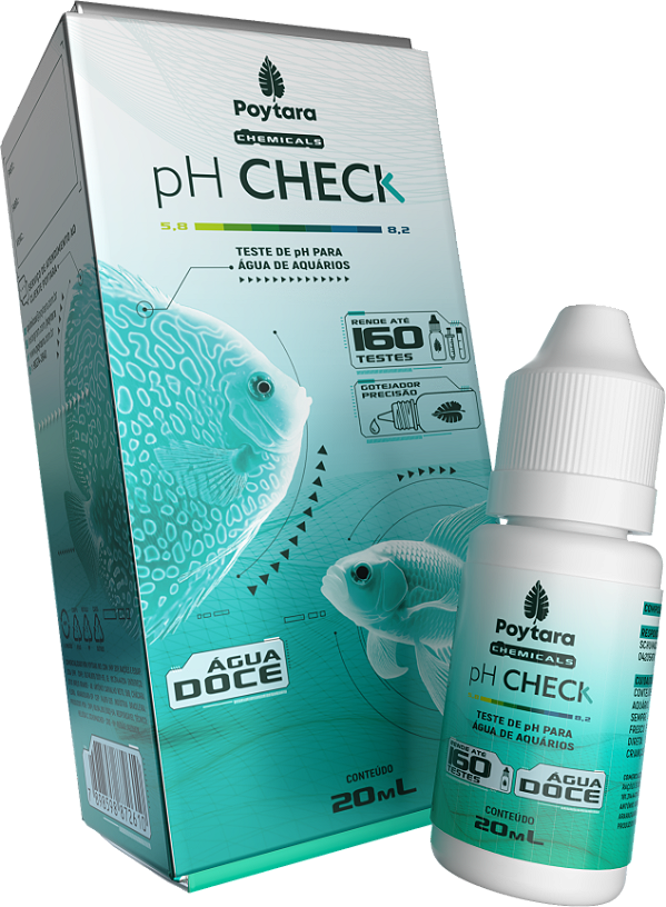 Teste de pH Poytara Chemicals pH CHECK 20ml