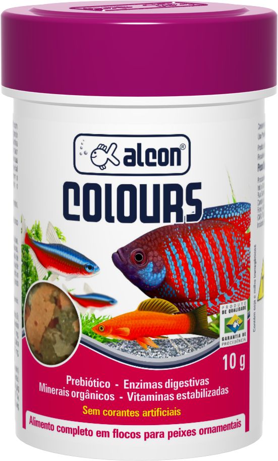 Alimento Seco em Flocos Alcon Colours