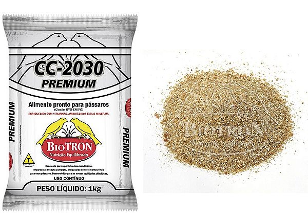 Alimento Completo para Pássaros Biotron CC-2030 1kg