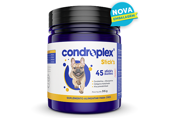 Avert CondroPlex® Stick’s 45und Suplemento Articular Palatável para Cães de Pequeno e Médio Porte