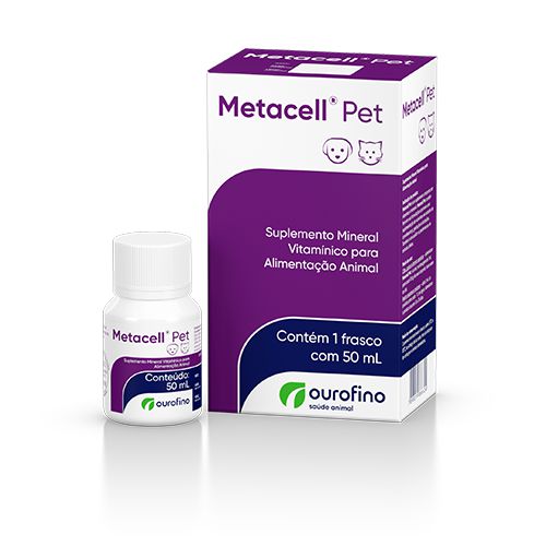 Suplemento Ourofino Metacell Pet 50ml