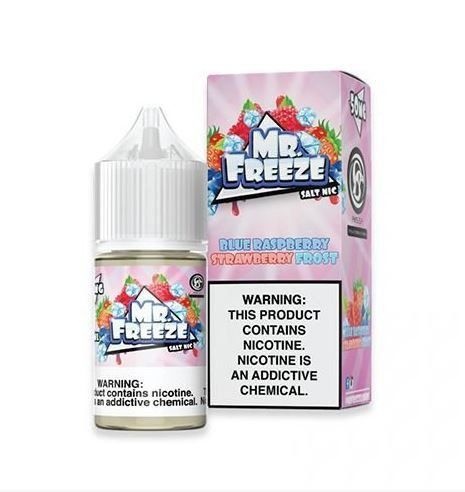 LÍQUIDO NIC SALT - BLUE RASPBERRY STRAWBERRY FROST - MR. FREEZE