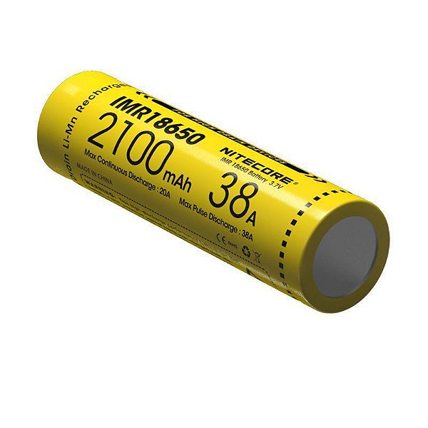 Bateria 18650 - IMR 38A 2100mAh - NITECORE