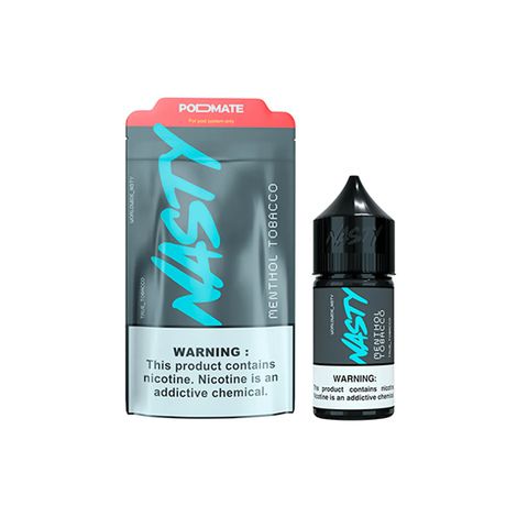 E-Liquido Menthol Tobacco (Nic salt) - Nasty PodMate