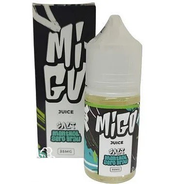 E-liquído MIGO Menthol zero grau (Nicsalt) - MIGO