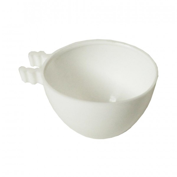 Porta Ovo Branco Para Gaiolas De Pássaros