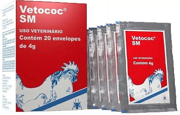 Vetococ Coccidiose Aviária Sachê 4g
