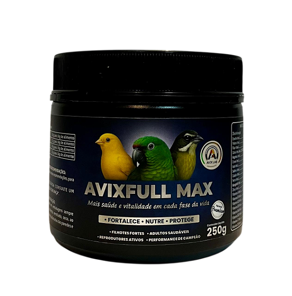 Avixfull Max Suplemento Completo Para Pássaros 250g
