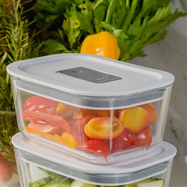 Pote De Vidro Hermético Fresh Lock 370ml Ou