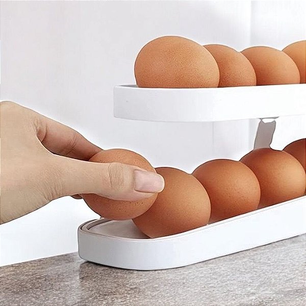 Organizador de Ovos 32cm x 10cm x 9,8cm