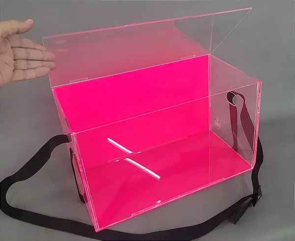 Expositor Acrilico Pink 40 Caixinhas Da Felicidade, Bolo Pote, Copos