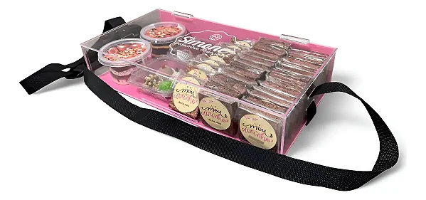 Expositor Acrílico Cor P/brownies, Trufas E Outros