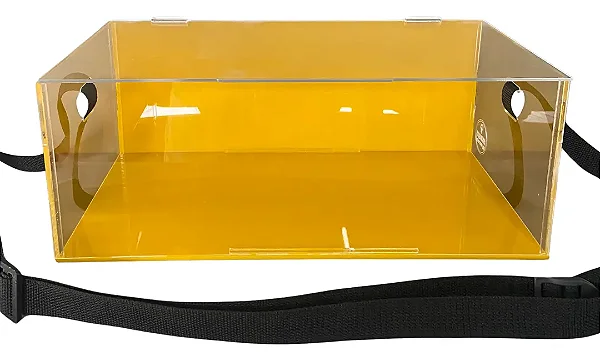 Caixa Para 24 Caixinhas Da Felicidade, Bolo Pote, Amarelo