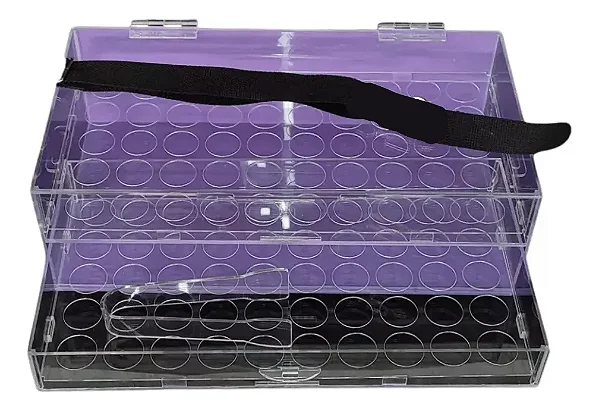 Expositor Acrílico Lilás 100 Brigadeiros N5, Alça, Logo
