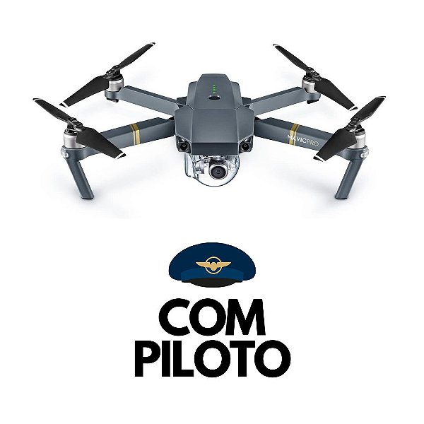 DRONE DJI - MAVIC PRÓ - COM PILOTO (DIÁRIA)