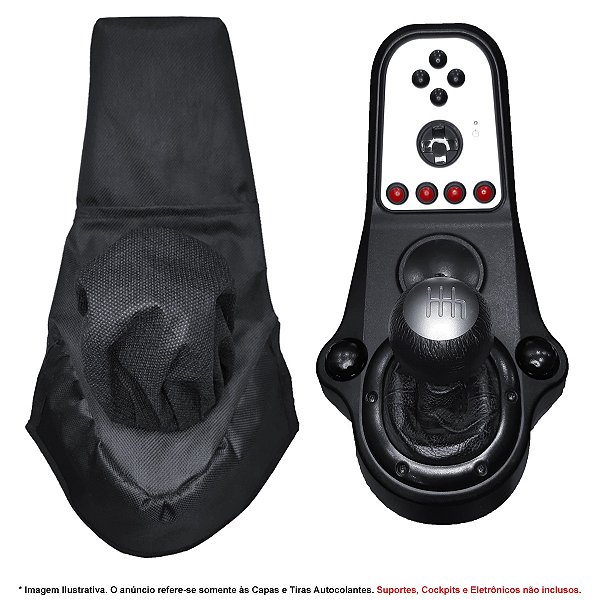 Capa Protetora Qualicapas Compatível c/ Câmbio Racing Wheel G25 G27 Simulador Gamer Logitech