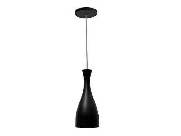 Lustre Pendente Luminária Preto Taschibra Bivolt