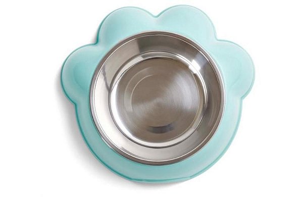 Comedouro Bebedouro Pet Cachorro Gato It Dog Patinha Azul