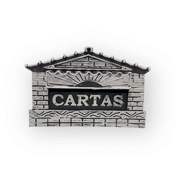 Caixa Correio Casinha Prata