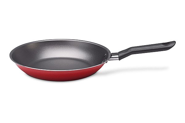 Frigideira Alumínio Antiaderente 24cm Vermelha Brinox