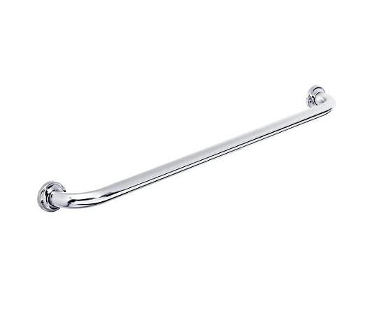 Barra De Apoio Banheiro Anodizada Reta Sicmol 80 Cm