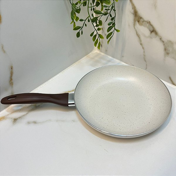 Frigideira Indução 24cm Ceramic Life Vanilla 1,35L Brinox