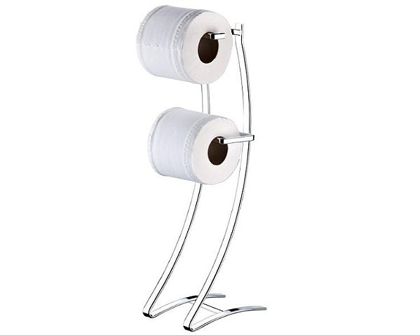 Suporte Porta Papel Higiênico de Piso Future