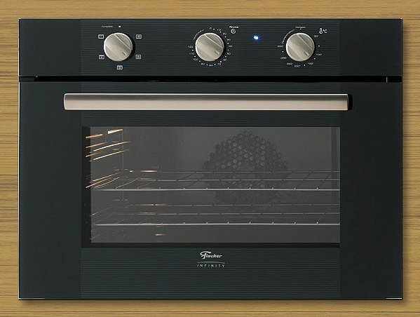 Forno Eletrico Fischer Infinity 220v Embutir 50l Preto