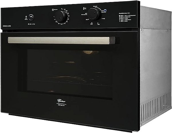Forno Á Gas Infinity Fischer De Embutir 50l Preto 220v