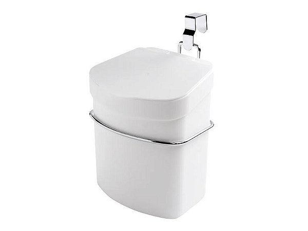 Lixeira Com Suporte Cozinha Porta Armário Future 2,5L