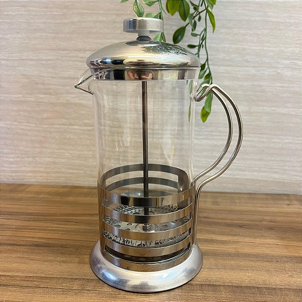 Cafeteira Prensa Francesa Inox Dolce Home 600ml