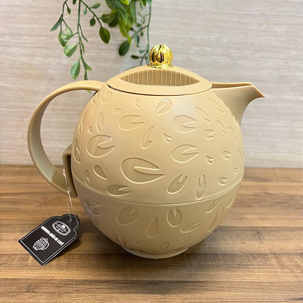 Bule Garrafa Térmica Chá / Café Grão De Café Doce de Leite 600ml