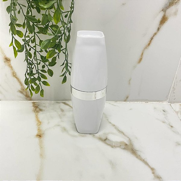 Porta Escova de Dentes Premium com Tampa Branco Uz