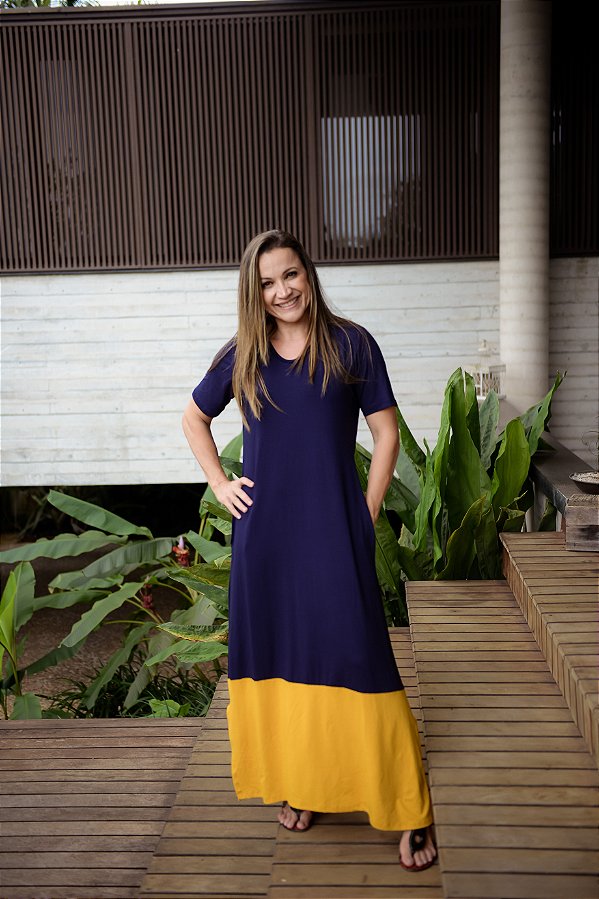 Vestido Bicolor