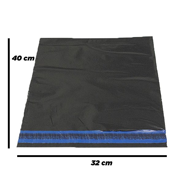 500 Envelopes Plástico 32x40cm de Segurança Eco C/ Lacre