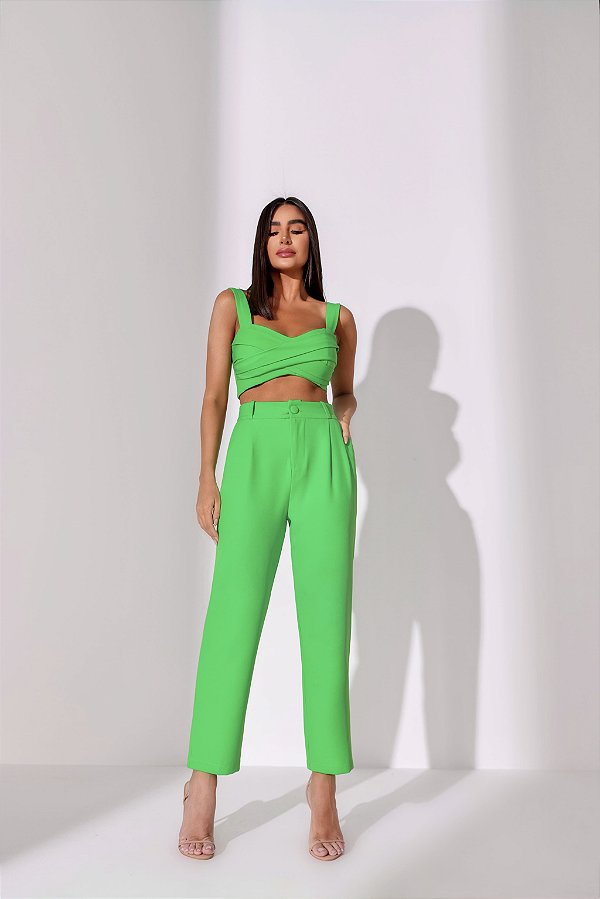 CONJUNTO ADRIANA CROPPED - VERDE