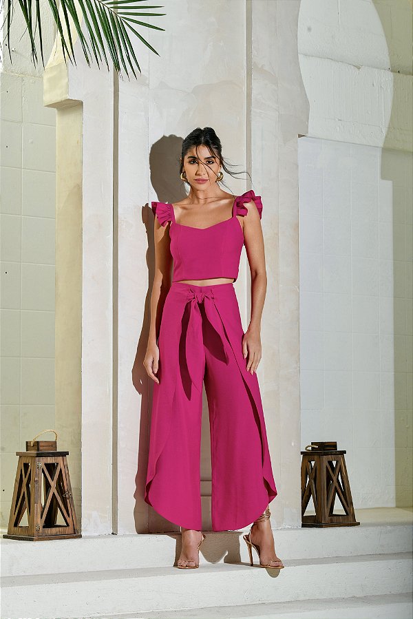 Pantacourt pink cheap