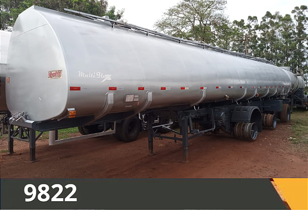 Carreta Tanque Aço Carbono Vanderleia (3ED) • Gotti 2008  / 45.000L Compartimentada / Carregamento Bottom Loading