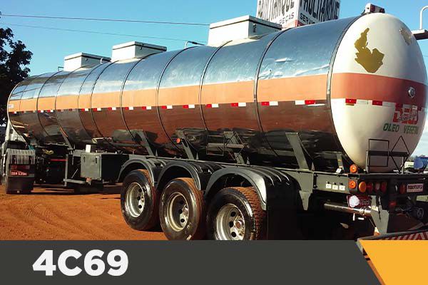 Carreta Tanque Aço Inox Rodotécnica Térmica•  2007/08 / 33.600L / Compartimentada