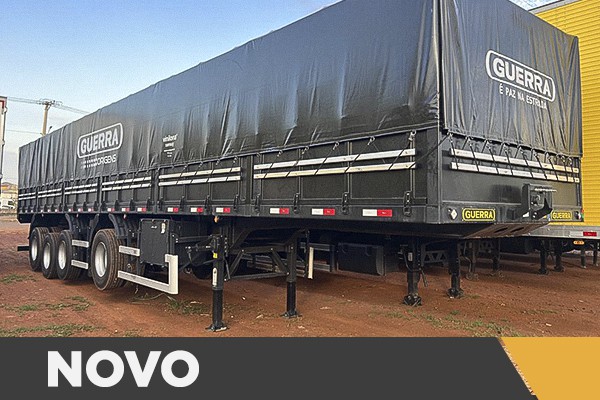 Graneleiro 4° Eixo 13,5m 10 bocas de escoamento, 3 suspensores.